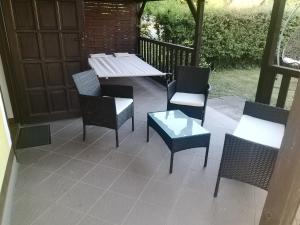 Balkón nebo terasa v ubytování Apartament Ogrodowa