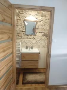 
Kúpeľňa v ubytovaní Zemianska Kúria Vachtár
