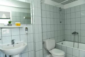 Koupelna v ubytování Villa Lilly