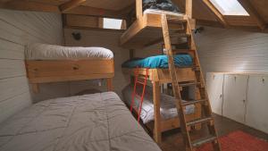 Palanda nebo palandy na pokoji v ubytování Hostal Climb House