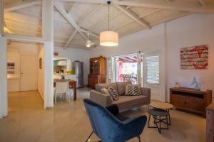 Et opholdsområde på Villa Bougainville