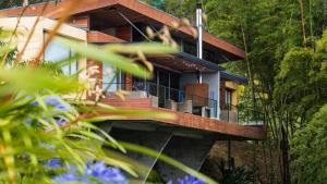 حديقة خارج Luxé Cabañas