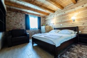 Uma cama ou camas num quarto em Hotel Enigma