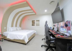 TV o dispositivi per l'intrattenimento presso HOTEL ViA
