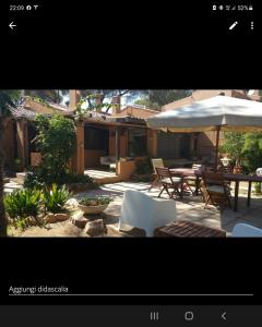 Patio nebo venkovní prostory v ubytování Domus La Pineta