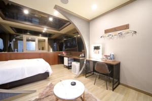 Letto o letti in una camera di HOTEL ViA