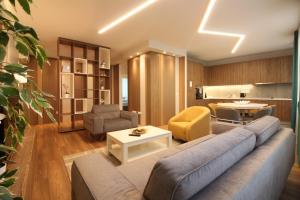 Kuchyň nebo kuchyňský kout v ubytování Sarajevo Daily Apartments