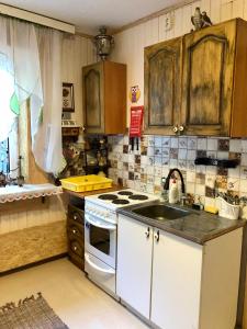 Kuchyň nebo kuchyňský kout v ubytování Kulli Pesa