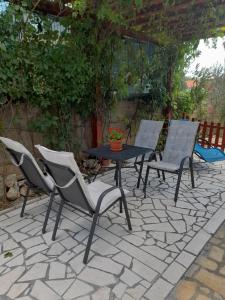 Patio nebo venkovní prostory v ubytování Apartmani Luja