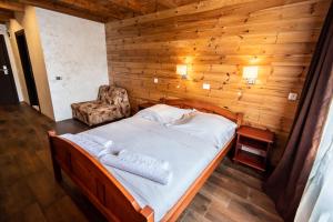 Uma cama ou camas num quarto em Hotel Enigma