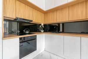 Kuchyň nebo kuchyňský kout v ubytování Easy Rent Apartments - GOLD 30, Centrum 24h Check-in