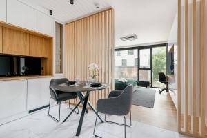 Kuchyň nebo kuchyňský kout v ubytování Easy Rent Apartments - GOLD 30, Centrum 24h Check-in