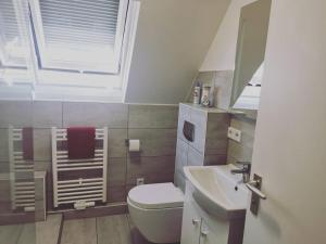 Koupelna v ubytování Ferienwohnung Lavanda