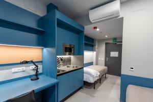 Kuchyňa alebo kuchynka v ubytovaní Residencia Universitaria Resa San Mamés