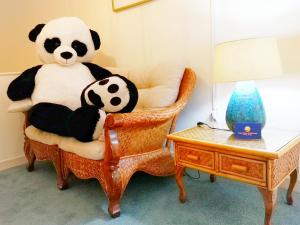 Ein Sitzbereich in der Unterkunft Blue Bamboo Hotel - Duna Parque Resorts & Hotels