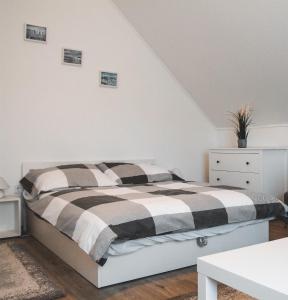 Postel nebo postele na pokoji v ubytování Anita Apartman