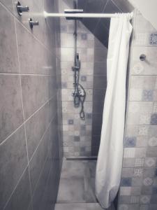 Koupelna v ubytování Anita Apartman + 12 fotografií