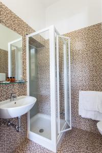 Koupelna v ubytování New Hotel Chiari