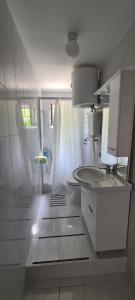 Kuchyň nebo kuchyňský kout v ubytování Apartment Twins