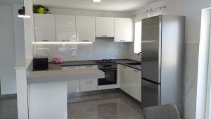Küche/Küchenzeile in der Unterkunft APARTMAN KARLA