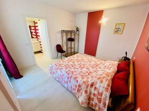 Posteľ alebo postele v izbe v ubytovaní I Broletti del Garda