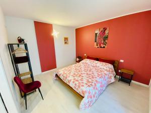 Posteľ alebo postele v izbe v ubytovaní I Broletti del Garda