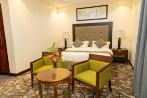 Cap Kivu Hôtel客房内的一张或多张床位