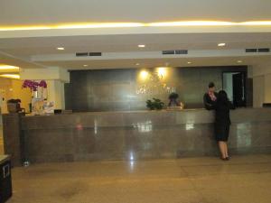 
The lobby or reception area at Kenari Tower Hotel
