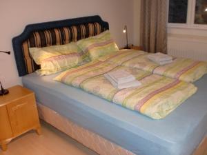 Ένα ή περισσότερα κρεβάτια σε δωμάτιο στο Guesthouse Tilraun
