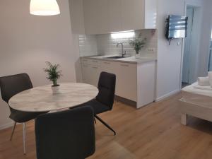 Kuchyňa alebo kuchynka v ubytovaní Marina Rijeka Center apartments