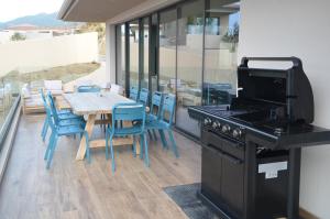 Køkken eller tekøkken på casa funtana d u frusteru