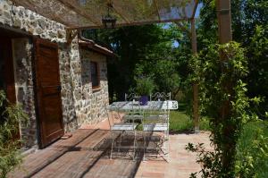 A garden outside Il Venaio