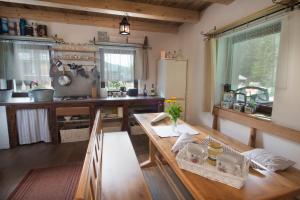 Kuchyň nebo kuchyňský kout v ubytování CHATAUDEDKA SK - 4 person - bathtub