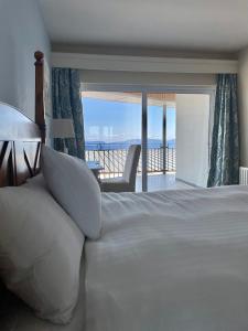 Jūros panorama iš of the bed and breakfast arba bendras jūros vaizdas
