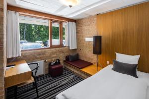 Katil atau katil-katil dalam bilik di Comwell Klarskovgaard