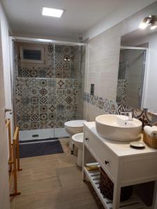Phòng tắm tại Vacanze Nella casetta