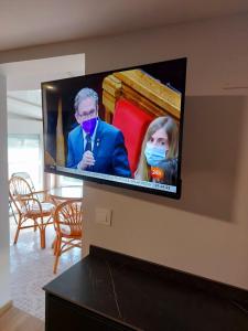 A television and/or entertainment centre at Mirador Puerto