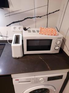 A kitchen or kitchenette at Mirador Puerto
