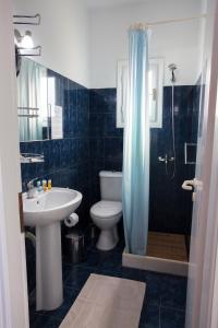 Koupelna v ubytování Guesthouse Perdikouli