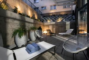 Posezení v ubytování Antares Hotel