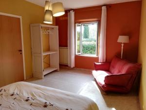 A bed or beds in a room at Casa Bellocchio