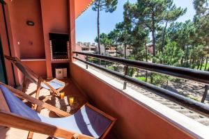 Balkón nebo terasa v ubytování Golf & Beach Aroeira Duplex - AC