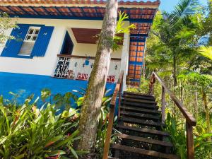 Um jardim em Pousada Ribeirao da Floresta