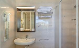 Koupelna v ubytování Hotel Apuana