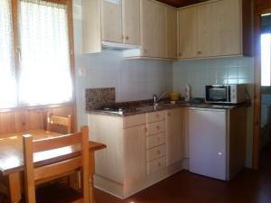 Kuchyň nebo kuchyňský kout v ubytování Camping Cobijo