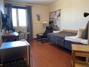 Letto o letti in una camera di Värdshuset Glada Hudik
