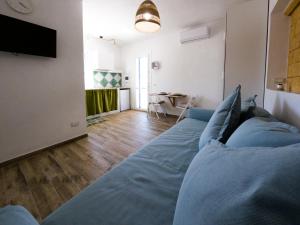 TV a/nebo společenská místnost v ubytování Albarìa Favignana Apartments