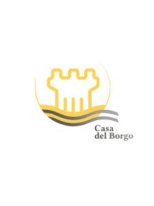 a logo for casa del bosco with a crown at Casa del Borgo "Aria & Acqua" sul Lago Maggiore in Maccagno Inferiore