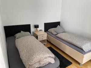 Voodi või voodid majutusasutuse Padborg Hotel toas
