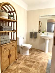 Koupelna v ubytování Apartamento Casa Cristina